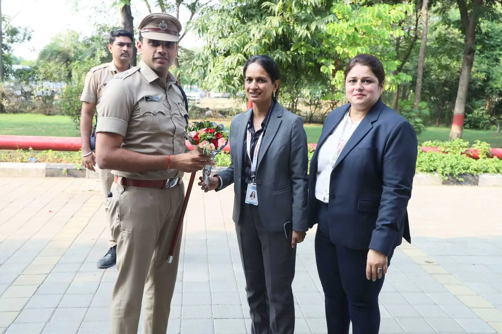 Artich Chandak delivering a guest speech at The Pride School's annual function